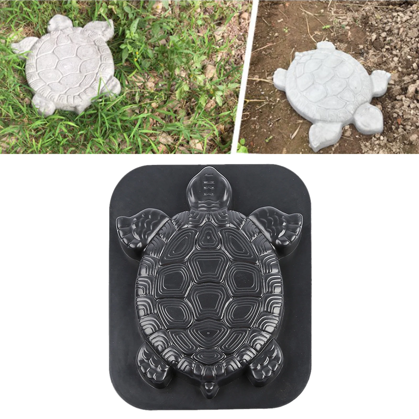 

Форма для производства брусчатки ABS пластмасса прочная садовая черепаха Сделай Сам бетонная цементная форма кирпичный Декор
