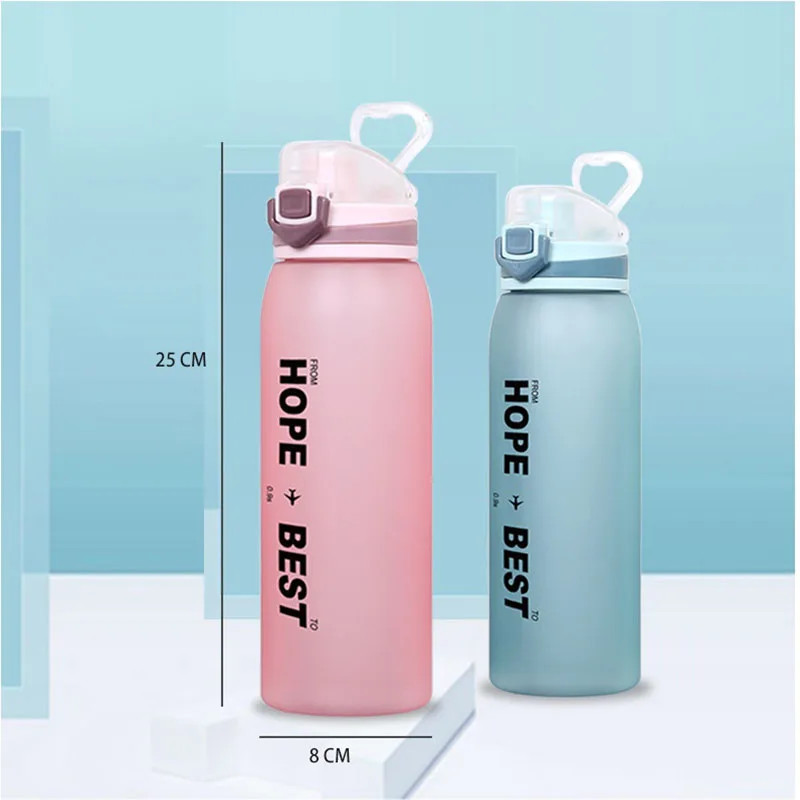 ZOOOBE 900ML TRITAN Plastic Sport Water Bottle Fitness School Yoga Travel For Bottles BPA Free Drinkware | Дом и сад