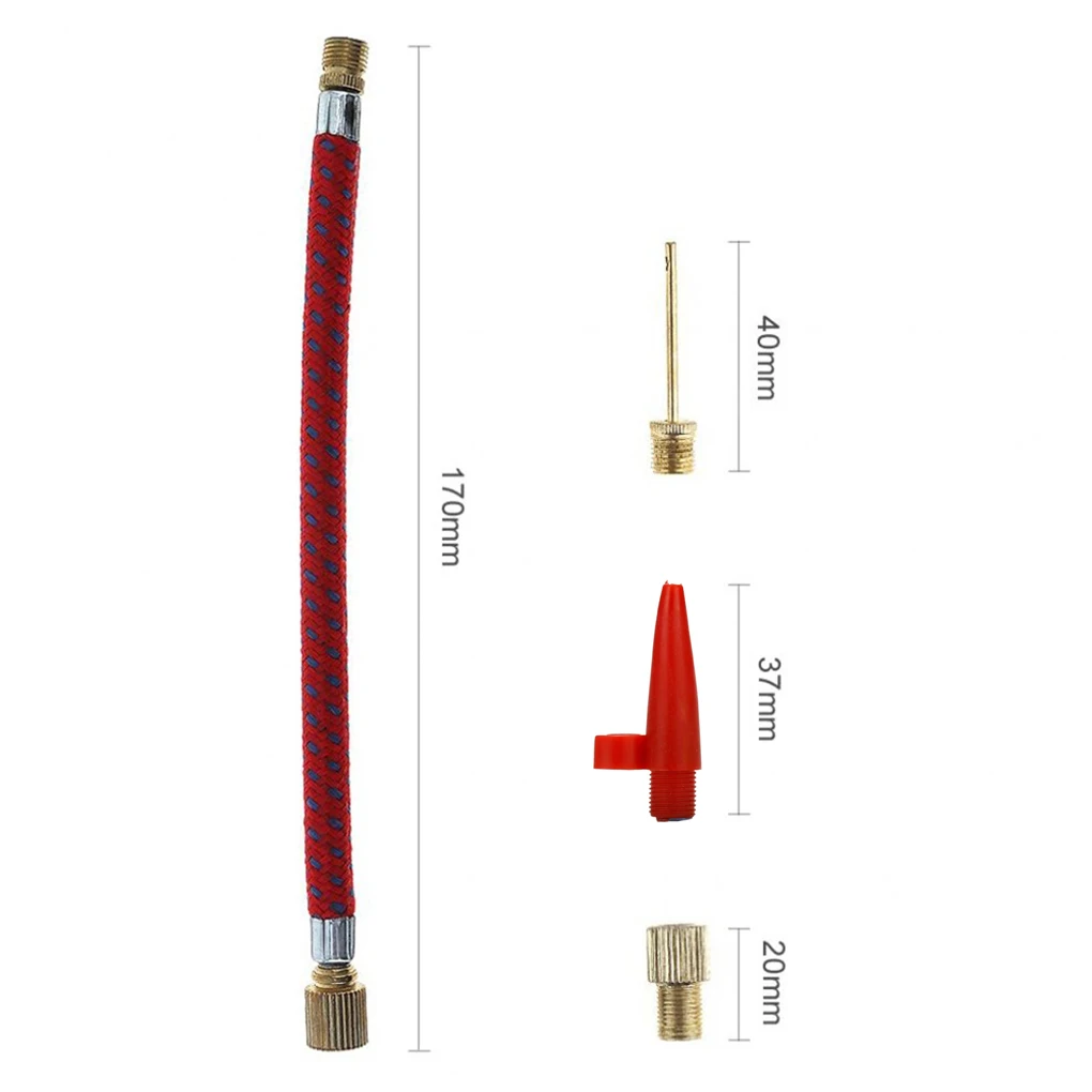 Насос для шин 7 шт./компл. шланг удлинитель велосипеда насос накачки воздуха набор