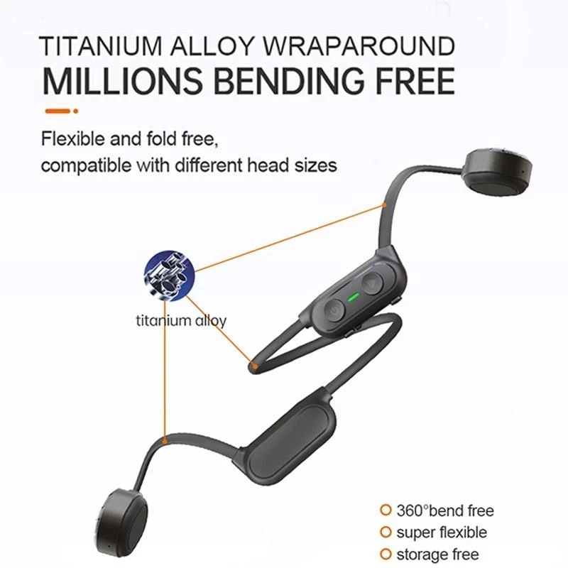 Citisky AS10 + Беспроводная Bluetooth-Гарнитура костной проводимости умная Bluetooth-гарнитура