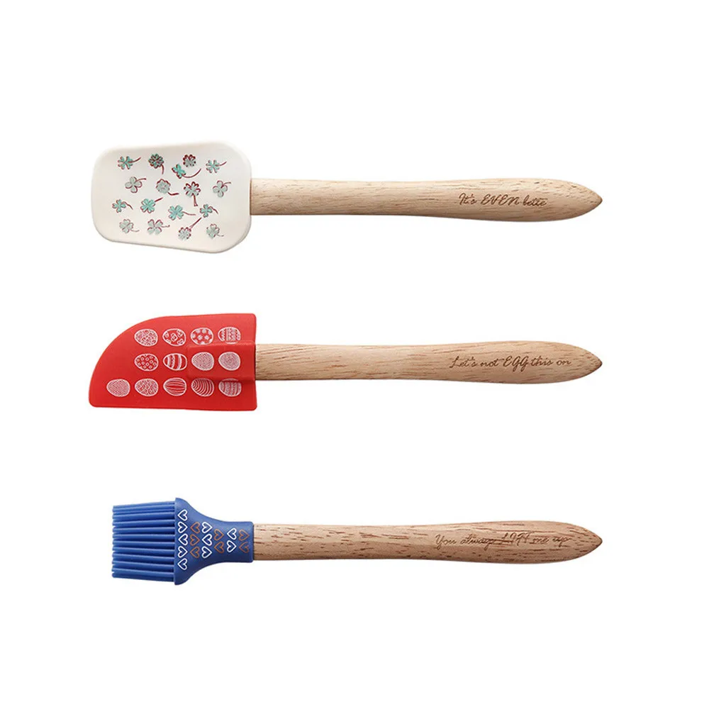 Наборы кухонных инструментов для выпечки сделай сам с красочным принтом 3 шт.