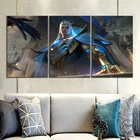 Постер с изображением героев игры Большая всеобщая Лига Легенд, HD, настенные картины для домашнего декора