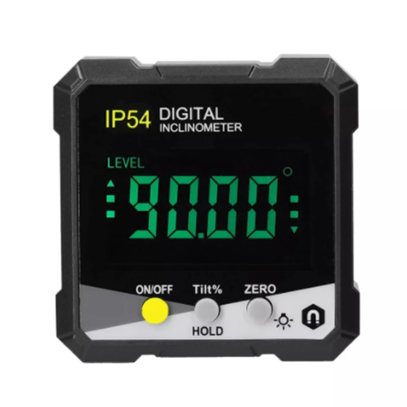 Цифровой Инклинометр IP54 4X90 ° с ЖК-подсветкой транспортир измеритель наклона
