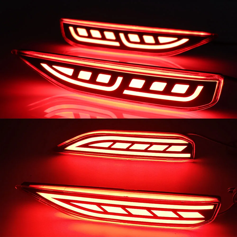 1 пара светодиодных автомобилей светодиодный задний противотуманный фонарь стоп