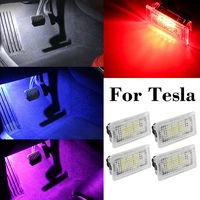 for tesla model x s 3 led car interior lighting %ec%a3%bc%eb%b3%80 %ea%b4%91 %ed%85%8c%ec%9d%bc %eb%b0%95%ec%8a%a4 %ec%a1%b0%eb%aa%85 ultra bright auto door footwell trunk lamp ambient light easy plug