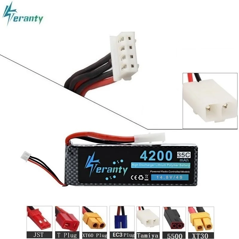 100% Ёмкость 4S 14 8 v 4200 мА/ч 35C LiPo Батарея для дрона с дистанционным управлением RC