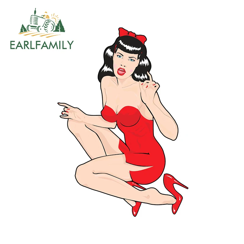 EARLFAMILY 13 см x 9 1 для Bomb'n Betty автомобиля Стикеры творческой личности наклейки с