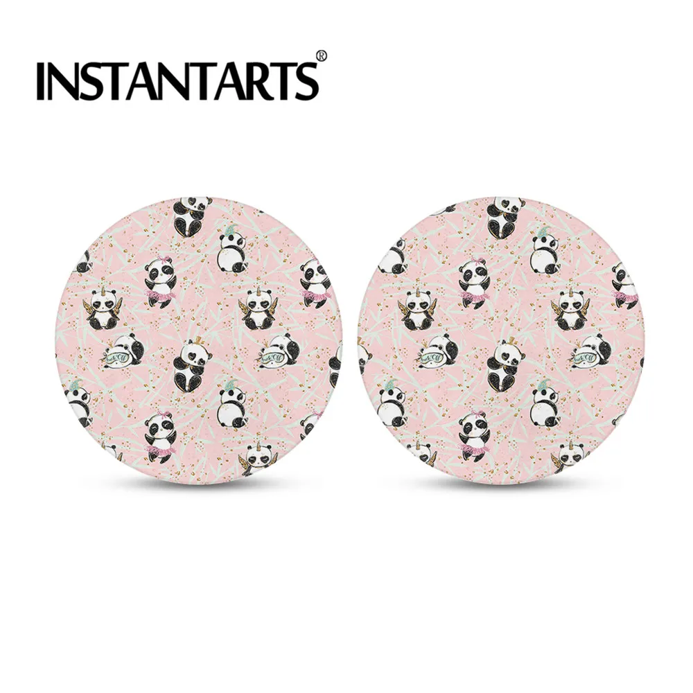 Подставки под стаканы в виде милой мультяшной панды коврики для большинства