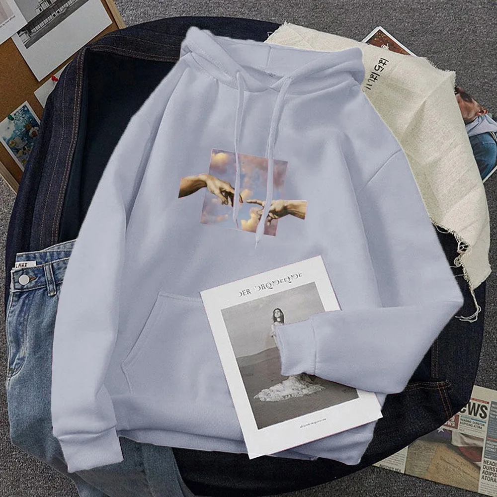 

Women Men Artistic Hoodies Casual Print Oversize Sweatshirts Harajuku Long Sleeve Pullovers Couple Hoody Tops Big Size