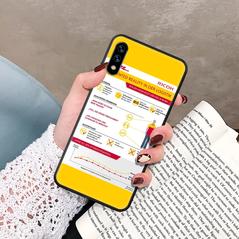 

Dhl Express Hot Fashion Phone Case For Huawei Honor 6A 7A 7C 8 8A 8X 9 9X 10 10i 20 Lite Pro Play black Waterproof Trend Bumper