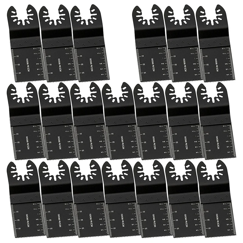 

20Pcs Multi Tool Blades Multitool Saw Blade Oscillating Cutting Dics Wood Tools For Power Reciprocating Hand Tools Set