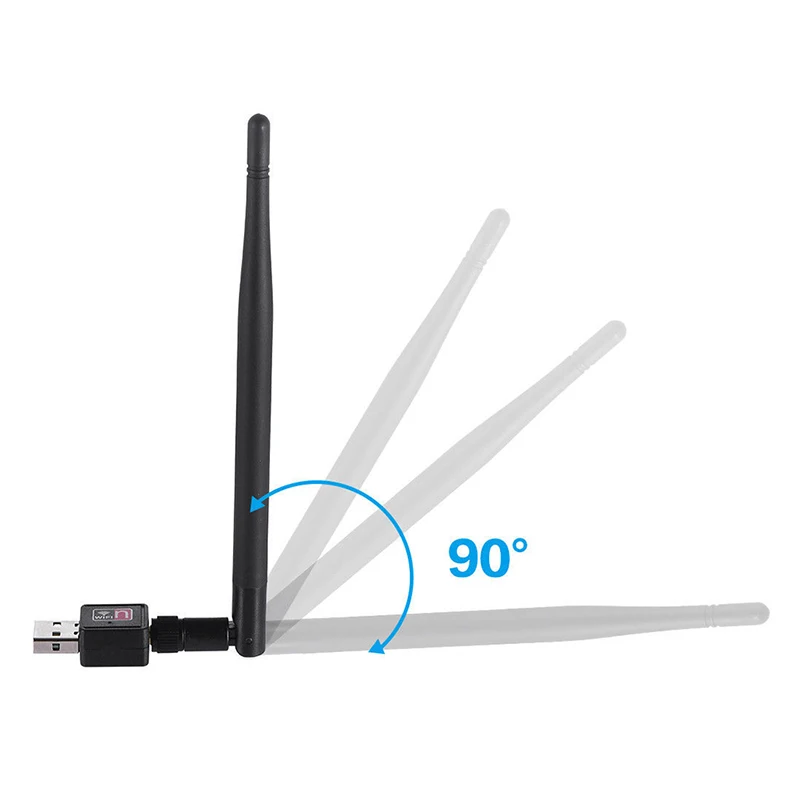 Беспроводной Wi-Fi роутер USB 600 2 0 м сетевая LAN-карта с антенной 5 дБи | Электроника