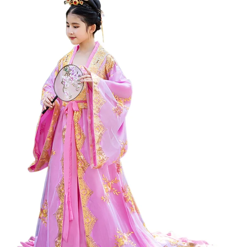 Одежда китайской древней династии Хань платье принцессы для детей традиционный