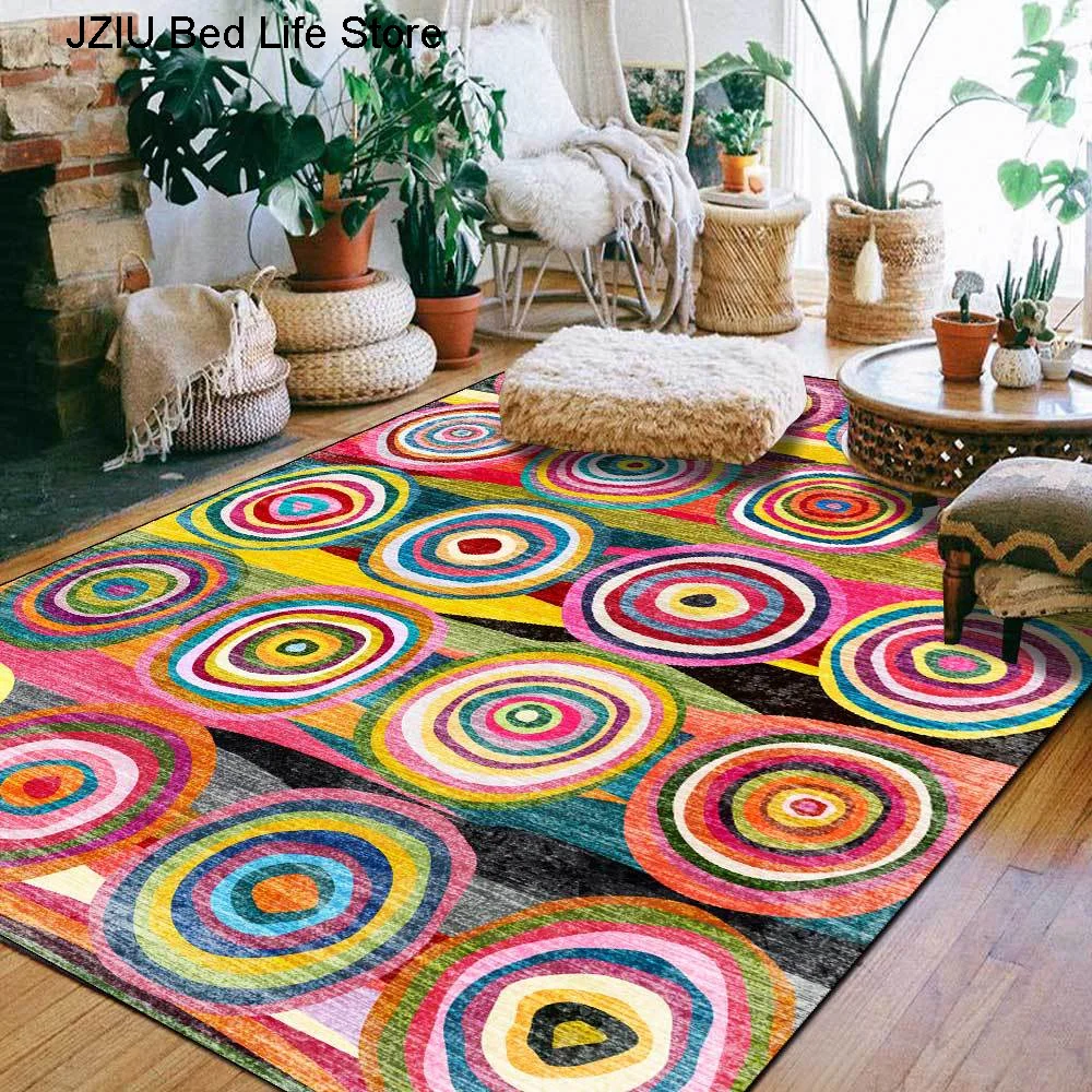 Индийские марокканские коврики для пола в этническом стиле прикроватная тумба