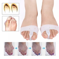 2pcs professional comfortable sports anti slippery toe straightener foot care hallux valgus straightener corrector