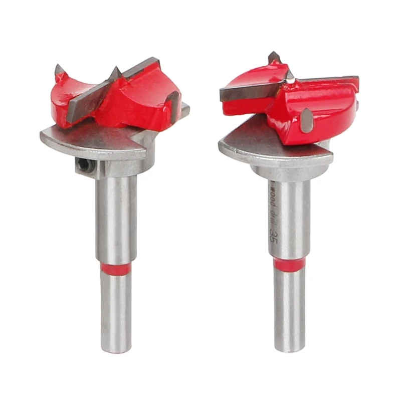 

Adjustable Carbide Drill Bits Hinge Hole Opener Boring Bit Tipped Drilling Tool Woodworking Cutter 28GF