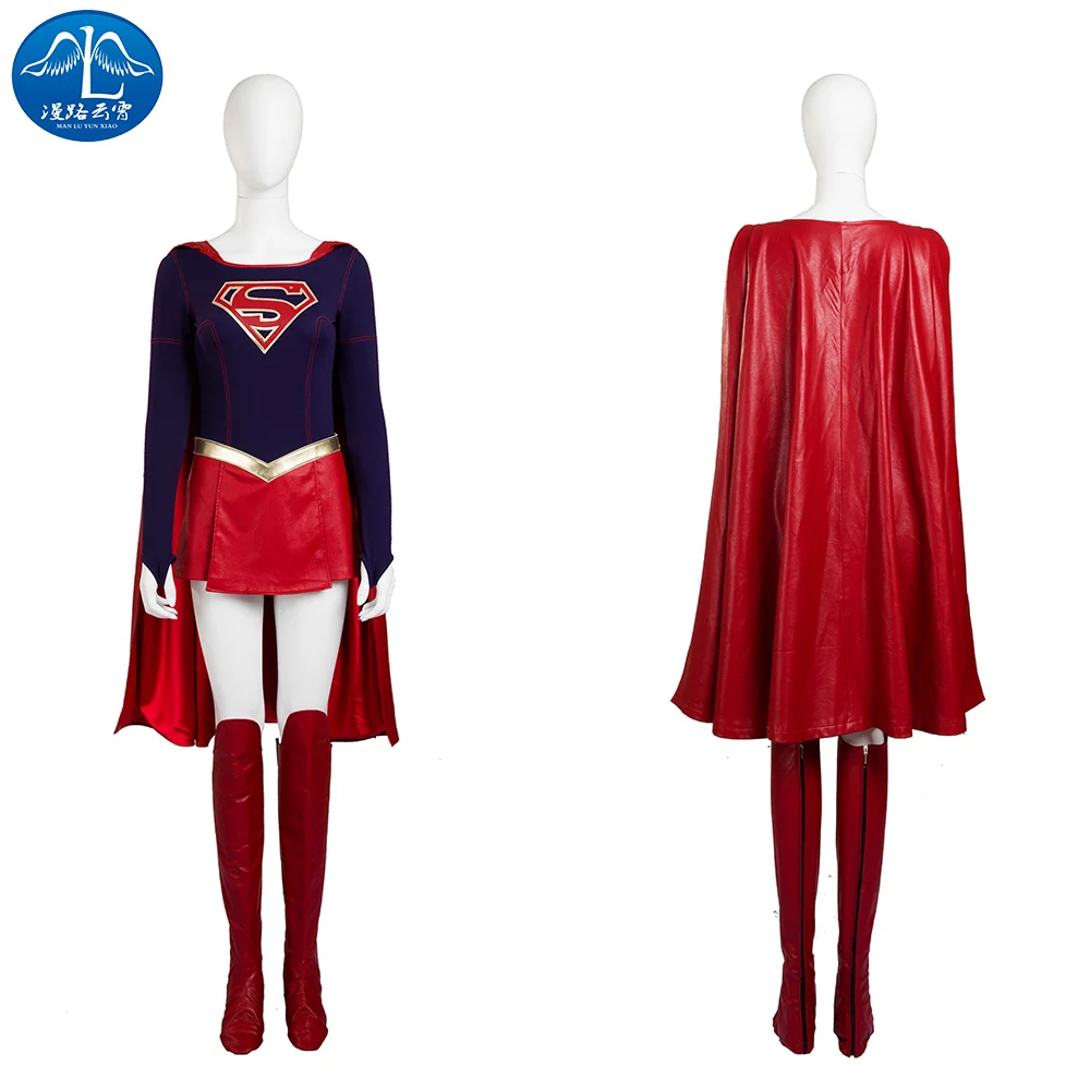 

Supergirl costume Carnival cosplay party fancy costumes TV show Supergirl cosplay suit superhero costume jumpsuit custom made