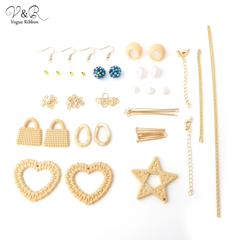 Новинка 2020 набор ювелирных изделий ручной работы из ожерелья сережек и браслета