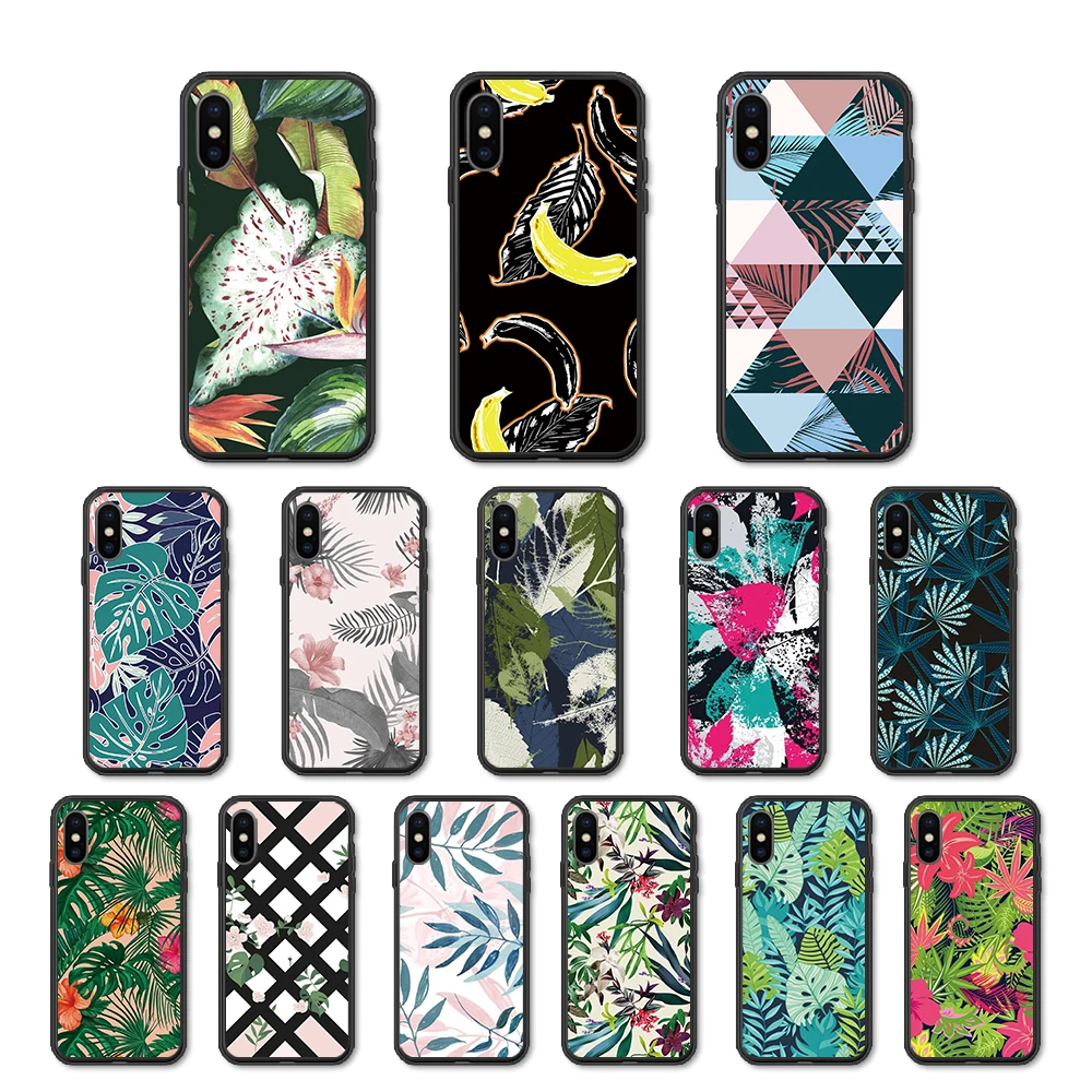 Matte Silicone Soft TPU Cover case for Huawei P8 lite 2017 P9 P10 P20 Lite Pro mini 10 20 p20pro 2019 cases leaf retro | Мобильные