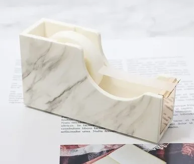 Marble Edition Masking Tape Cutter Adhesive Dispenser office accessories Stationery Stationer | Канцтовары для офиса и дома