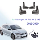 Брызговики автомобильные передние и задние брызговики Брызговики Fender Брызговики для Volkswagen VW Polo AW 6 MK6 2019 2020 Декодер каналов кабельного телевидения грязной охранники