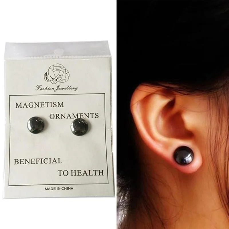 Магнитные серьги для похудения 2 шт. ухода за здоровьем стимулирующие точечные