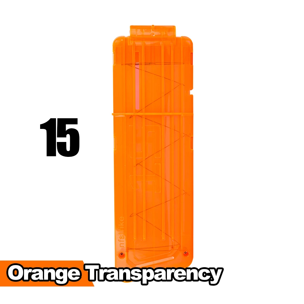 ORT-15 6-12-18 оранжевый зажим для перезарядки для журналов Nerf круглые Дартс сменный игрушечный пистолет Мягкая Пуля зажим для Nerf Blaster arma de brinquedo - Цвет: ORT-15