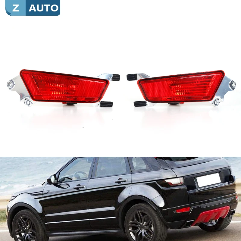 For Range Rover Evoque 2012 2013 2014 2015 2016 2017 2018 Car Rear Bumper Light Reflector Fog Lamp With Bulb Car Accessories