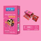 10 шт., презервативы из натурального латекса в горошек