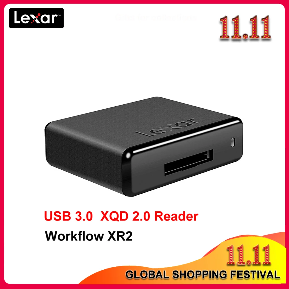 100% оригинал Lexar XR2 XQD2.0 USB3.0 кардридер кард ридер Usb3.0 считыватель Высокоскоростной