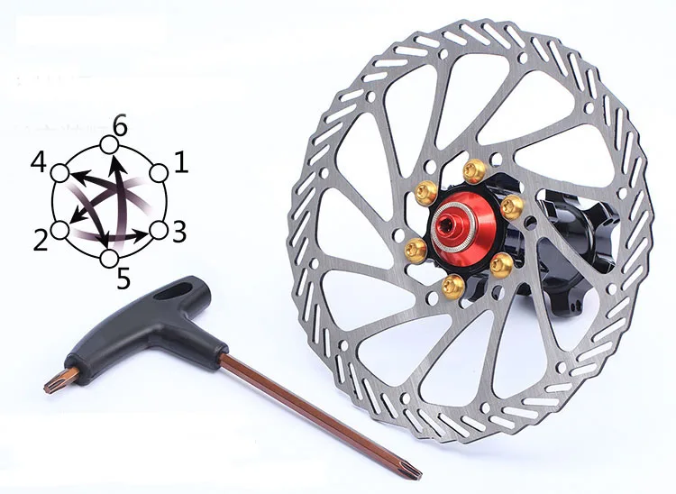 Bicycle Brake Disc T25 Wrench For MTB RotorsTorx Head Bolt Screwdriver T-wrench Repair Cycling Tool | Спорт и развлечения