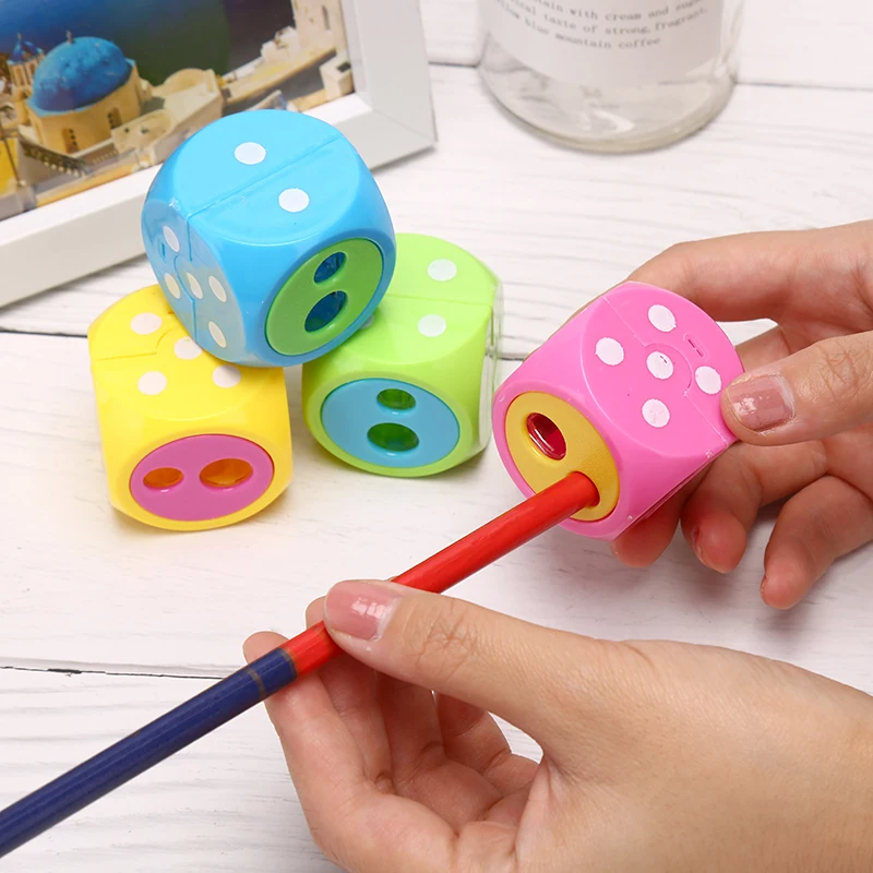 Кости Kawaii пластиковые автоматические точилки для карандашей Резак подарок