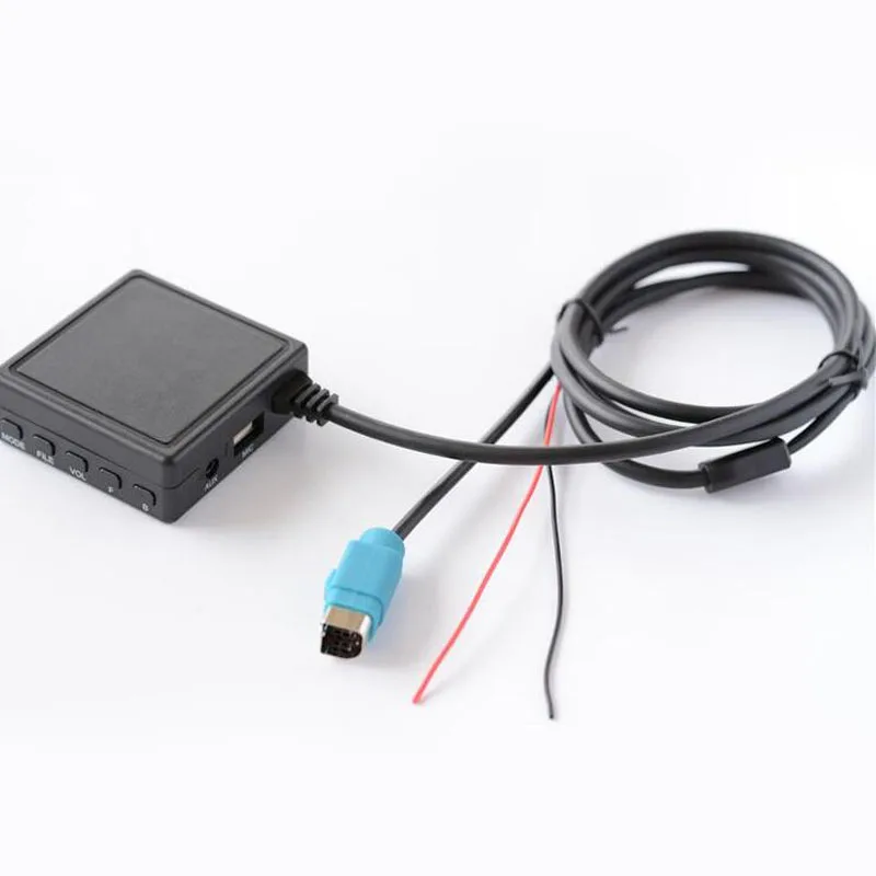 Biurlink KCE-237B автомобильное радио Aux-in USB кабель Bluetooth адаптер беспроводной AUX USB Радио кабель для Alpine 237B 123E 101E 102E 105E