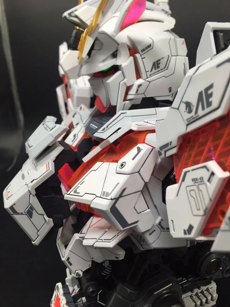 THINKEASY 1/35 RX-0 MSN-06S Sinanju Unicorn Zeta Bust Model Action Figure Sculpture Mobile Suit Assemble | Игрушки и хобби