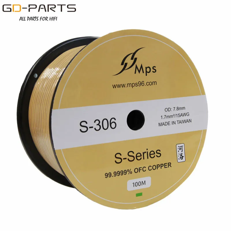 Оригинальный MPS S 300 306 6N сигнальный кабель RCA 99.9999% бескислородный медный для
