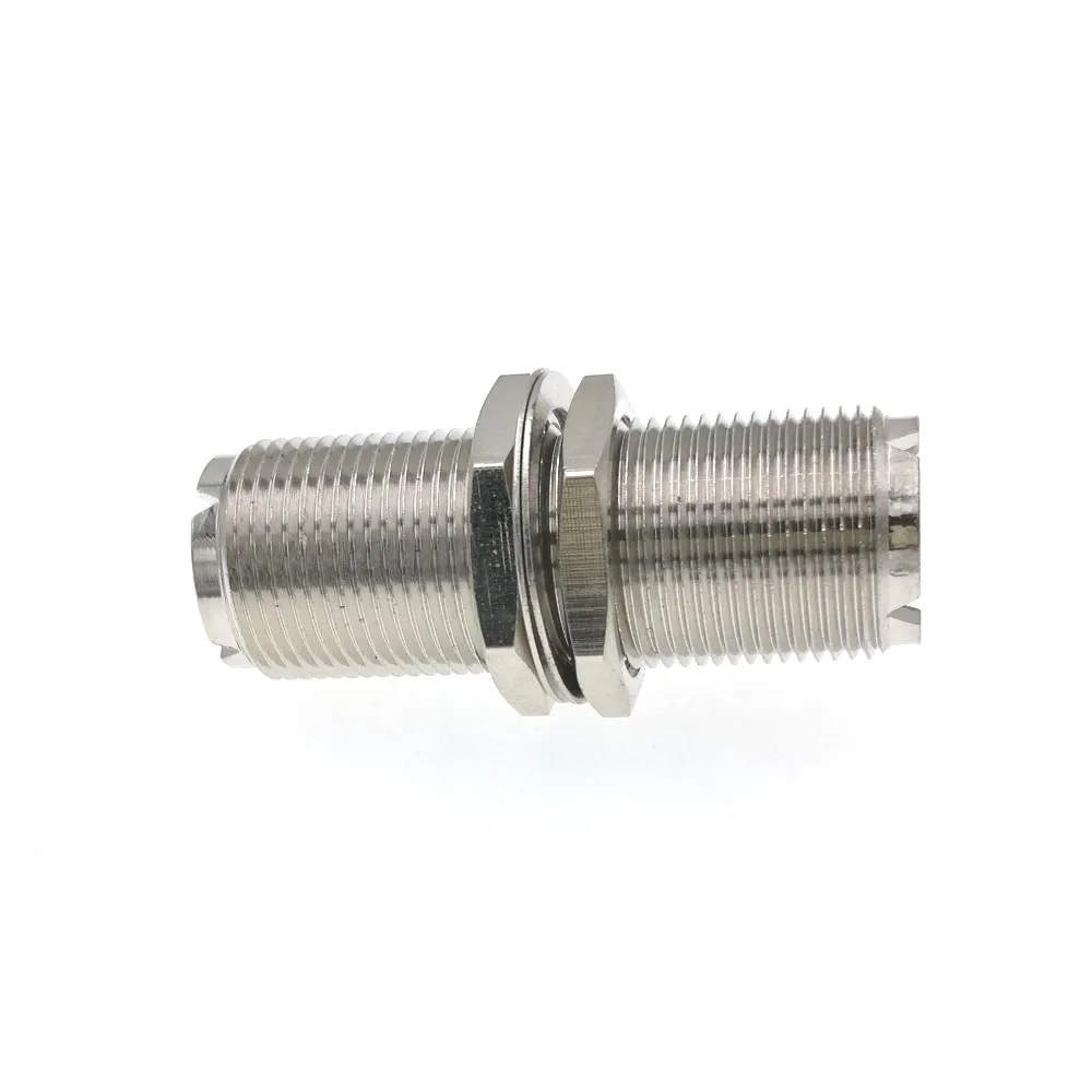 Длинный UHF Female SO-239 к SO239 Jack переборочная головка RF адаптер Коннектор для телефона |
