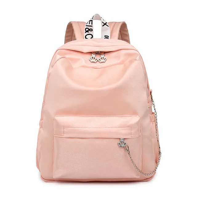 pink Женские рюкзаки, розовый детский рюкзак с принтом, школьные сумки для девочек, рюкзак для начальной школы, сумка для книг, школьная сумка, Bolsas Mochilas - Цвет: pink