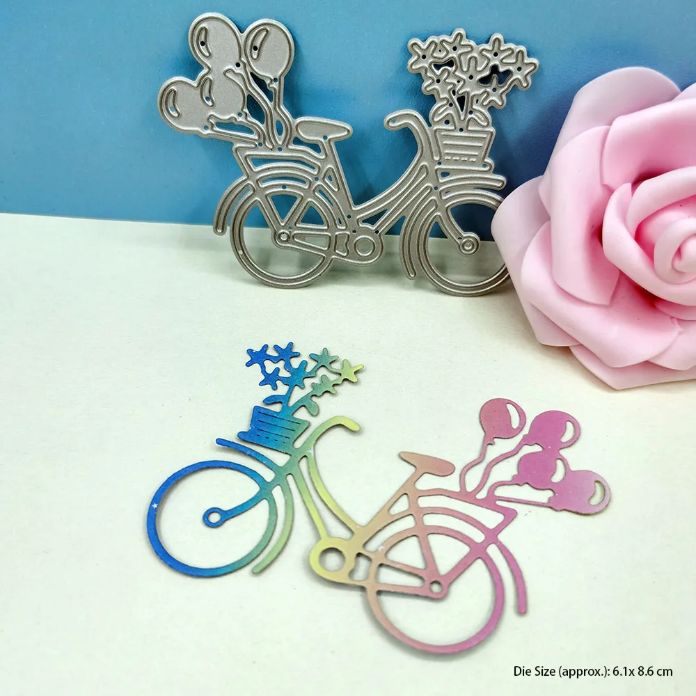 

Bicycle Metal Cuting Dies Scrapbooking Embossing Folders for DIY Album Cardmaking Craft Stencil Greeting Photo Paper