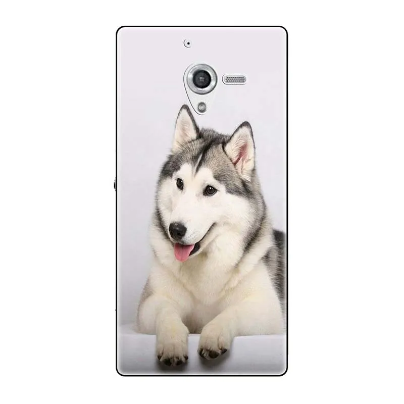 A34 Телефонные чехлы для sony Xperia ZL непосредственный сбыт из L35H C6502 C6503 C6506 5," чехол с принтом(розы); волк милый чехол-крышка с узорами чехол для телефона чехол Fundas Para - Цвет: A34