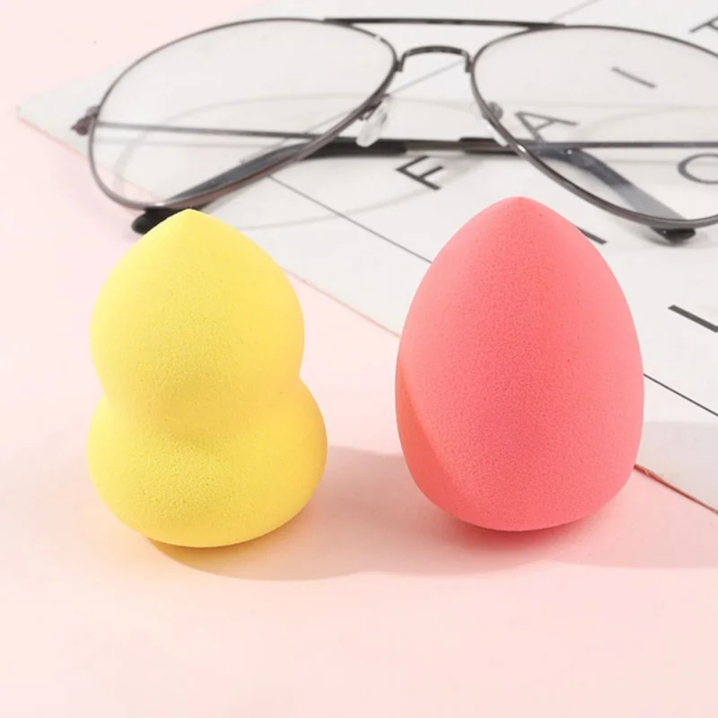

Gourd Powder Puff Double Water Droplet Powder Puff Non-latex Sponge Cosmetic Puff Bigger When Meeting Water