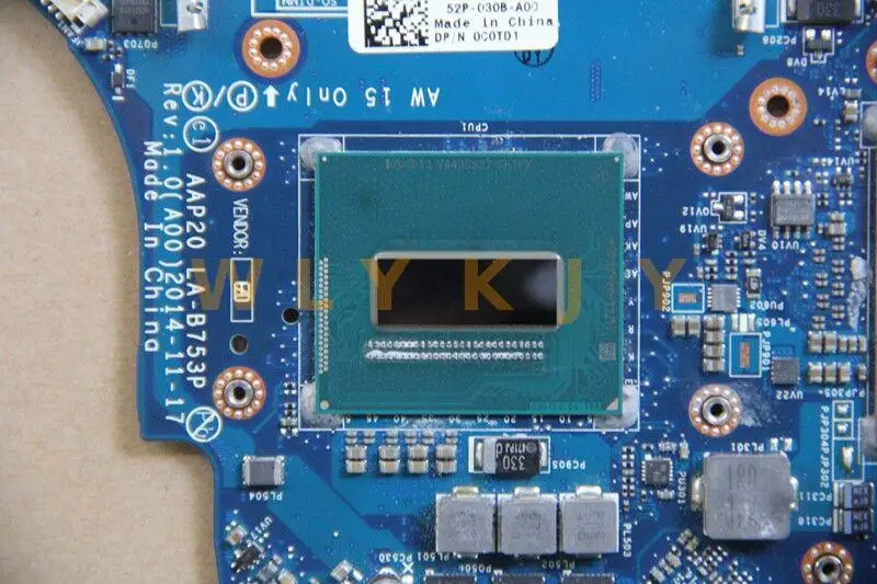Материнская плата AAP20 для ноутбука DELL Alienware 15 R1 17 R2 материнская ЦП i7 4710HQ 4720HQ GTX980M DDR3