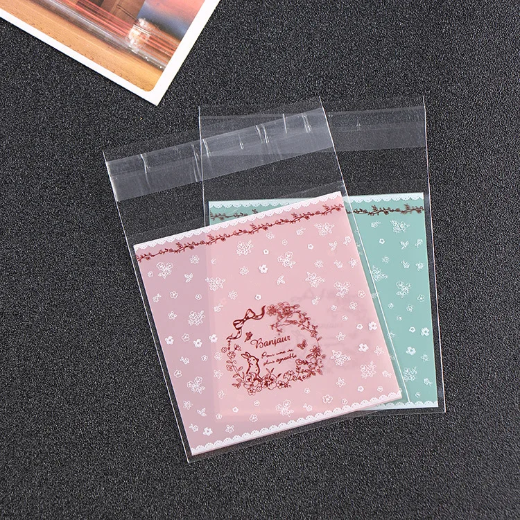

Wholesale baked goods candy biscuit cookie Bag Jewelry Handmade Soap sample packaging bag OPP self-adhesive sealing