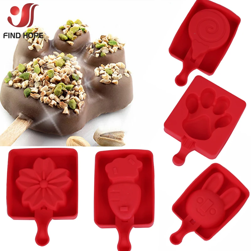 Силиконовая форма для мороженого приготовления сока поп сердца снеговика