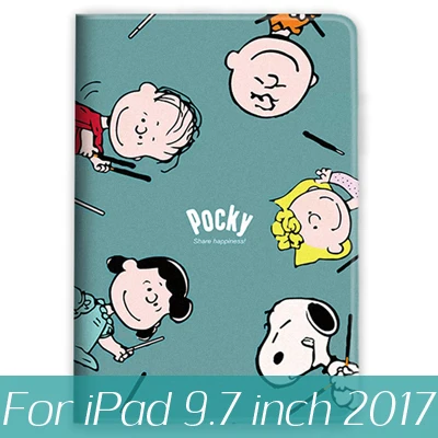 for iPad 9.7 2017 Чехол для iPad 10,2 7-го поколения, чехол для планшета из искусственной кожи, чехол для iPad 9,7 5th 6th Air 1 Air 2 Mini 123 Funda - Цвет: for iPad 9.7 2017