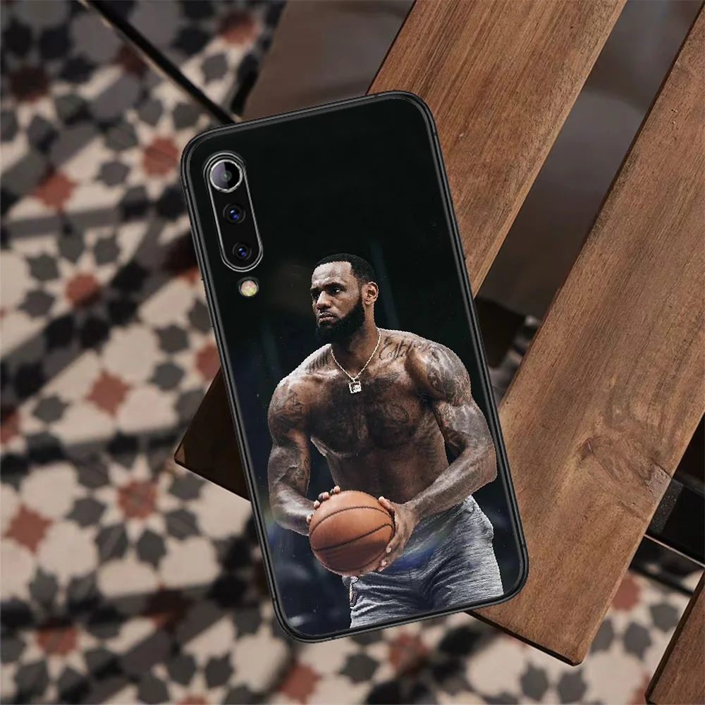 

LeBron James Basketball Phone Case For XIAOMI MI 8 9 SE Note 10 T Lite Pro Max 2 POCO X A 3 black Bumper Painting Funda Luxury