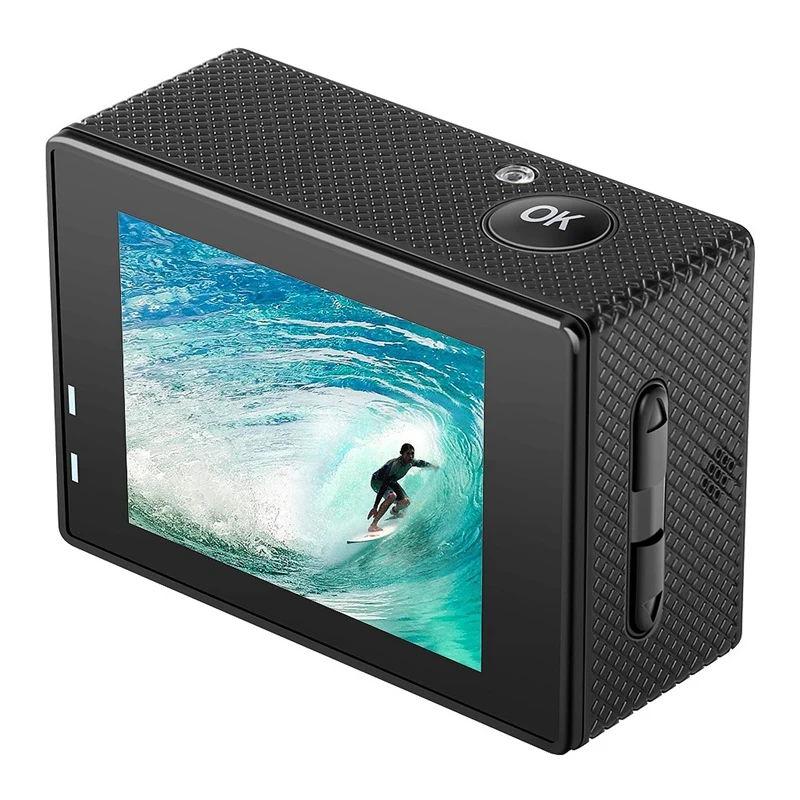 AT-Q40C Экшн-камера 2 7 K/30FPS 1080P/60FPS WIFI 24MP Ultra HD мини-камера для шлема WiFi