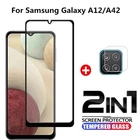 Закаленное стекло 2 в 1 для Samsung Galaxy A42 A 42 5G A12, Защитное стекло для объектива камеры Samsung A32 A 42 42A, защита для экрана