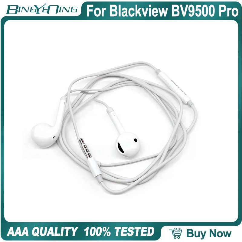Для Blackview BV9500 Pro Наушники-вкладыши с микрофоном 3 5 мм Octa Core 7''