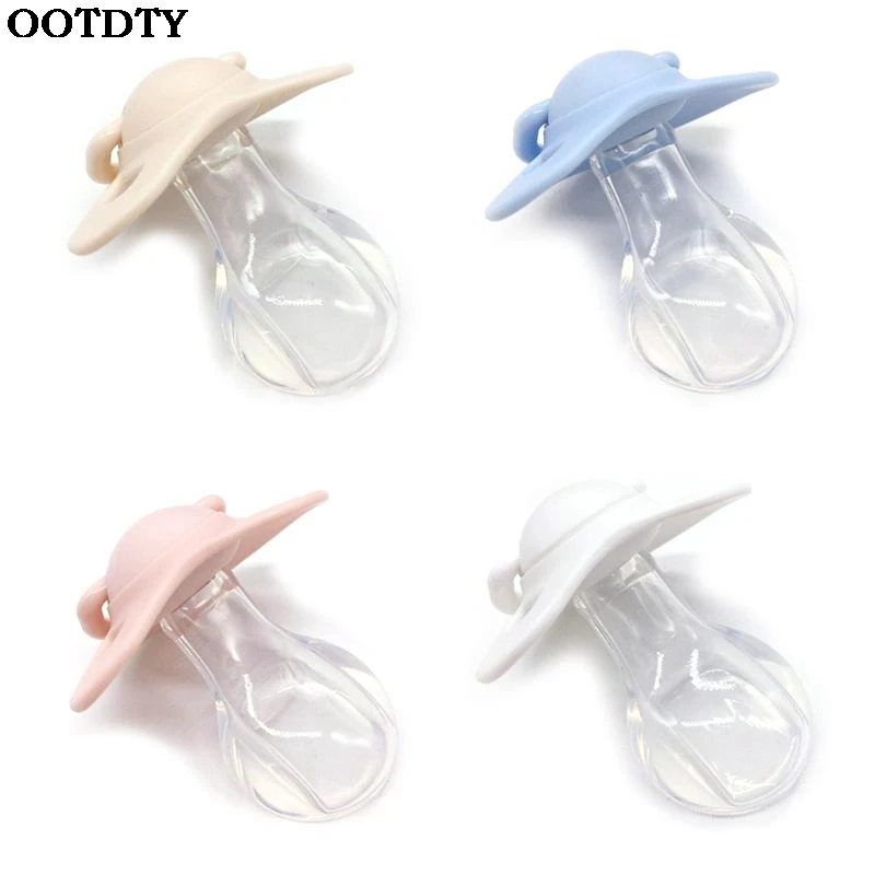 

Soother Pacifier Feeder Wide-bore Butterfly Shaped Silicone Nipple for Adult