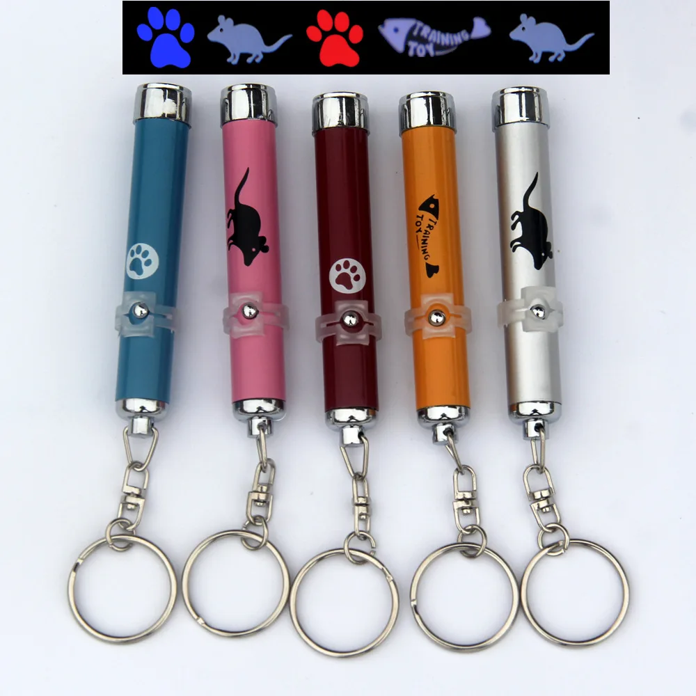 Забавная светодиодная Лазерная игрушка для домашних животных 4 типа Usb с яркой